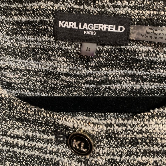 Karl Lagerfeld cotton blend blazer - Picture 3 of 4